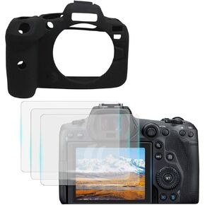 Screen Protector for Canon EOS R6/R6 Mark II Camera and Soft Silicone Case in Kuwait