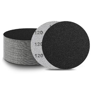 100 PCS 1000 Grit 3 Inch Hook and Loop Sanding Discs | Fine Grinding, Wet Dry, Silicon Carbide, Round Sandpaper, for Wood Metal or Auto, for Drill Polishing Kit in Kuwait