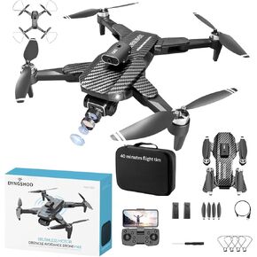 4K UHD GPS Drone (Equipped with dual cameras), Foldable Drone, small-scale Drone Control Quadcopter With Height Setting Function, Six-pass Gyroscope, Gesture Photo, Video Recording, Headless Mode, Emergency Stop, Trajectory Gravity Sensing, and Auto-photo in Saudi Arabia