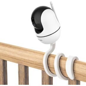 bonoch Baby Monitor Mount for BBM01/ BBM02/ BBM03/14 Crib Camera Holder Wall Mount Flexible Twist Versatile Without Wall Damage, Baby Camera Stand for Crib Nursery in Saudi Arabia