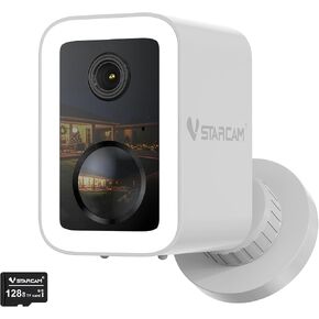 VSTARCAM 2K Security Cameras Wireless Outdoor, No-Drill Magnetic & Adhesive Mount, Free Cloud & 64GB SD Storage, WiFi 6 2.4/5G, Motion Alerts, 6-Month Battery, Color Night Vision, IP66,2-Way Talk in Saudi Arabia