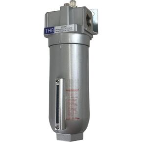Industrial Grade Lubricator Oiler for Compressed AIR LUBRICATE Pneumatic AIR Tools, Metal Bowl with Visible Sight Glass, 225 PSI MAX (1/2" NPT, 5oz) in Kuwait