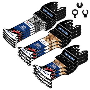 TOPOPARC 10PCS Oscillating Saw Blades Japanese Teeth Fit Dewalt Milwaukee | MultiTool Blades with Arc Tech, Titanium Coating, 2X Faster for Wood/Plastic/Metal, Home & Workshop in Saudi Arabia