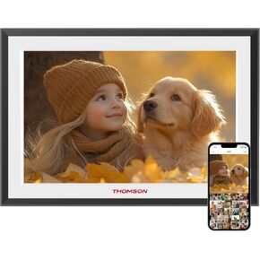 THOMSON 10.1 Inch WiFi Digital Picture Frame, 1280x800 HD IPS Touch Screen Digital Photo Frame with 32 GB, Auto-Rotate, Share Photos/Videos Instantly from Anywhere Great Gifts in Kuwait