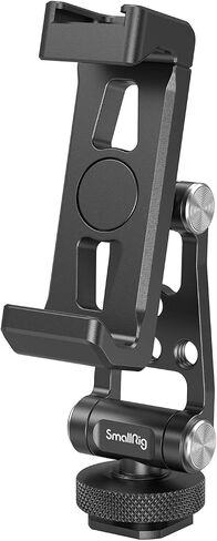 SMALLRIG Metal Phone Holder Support with Cold Shoe Mount, Universal Smartphone Adapter Support Free Adjustment Joints, Phone Tripod Mount for iPhone 17/16/15, for Samsung Galaxy etc-4382 in Kuwait