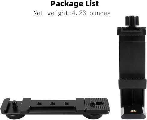 Phone Holder for DJI Osmo Pocket 3 & Insta360 Luna Ultra | Phone Mount Expansion Accessories 1/4" Thread Hole, Used with Tripod &Extension Rod in Kuwait