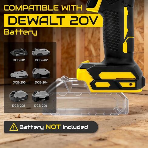Cordless Belt Sander for Dewalt 20V Battery (No Battery) | 120° Rotatable Head, 0-13000 RPM Variable Speed, LED Display, Brushless Motor, Safety Lock, for Various Sanding in Kuwait