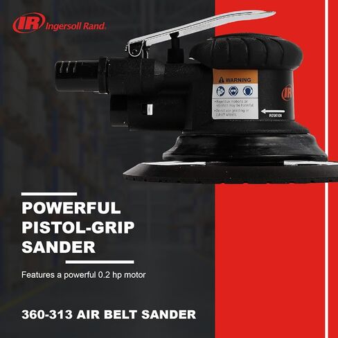 Ingersoll Rand 300G EDGE Series Random Orbital Air Sander | Features a 6" diameter sanding pad and 10,000 rpm for fast, smooth surface preparation in Kuwait