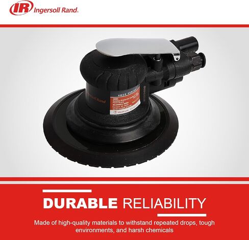 Ingersoll Rand 300G EDGE Series Random Orbital Air Sander | Features a 6" diameter sanding pad and 10,000 rpm for fast, smooth surface preparation in Kuwait
