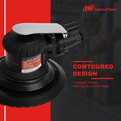 Ingersoll Rand 300G EDGE Series Random Orbital Air Sander | Features a 6" diameter sanding pad and 10,000 rpm for fast, smooth surface preparation in Kuwait