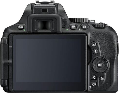 Nikon 1577 D5600 DX-Format Digital SLR with AF-S DX NIKKOR 18-140mm f/3.5-5.6G ED VR Lens, Black (Renewed) in Kuwait