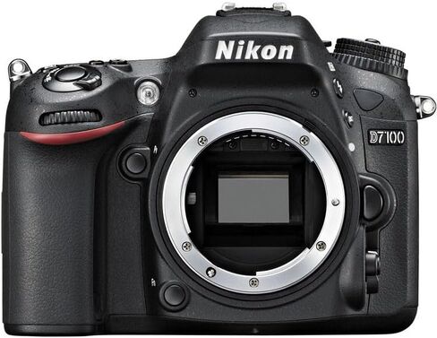 Nikon D7100 DX Format Digital SLR Camera Body Only 24.1MP CMOS Sensor, Nikon F Mount, 51 Point Autofocus, Full HD Video (1513) + 64GB Card + Camera Bag + Cleaning Kit + More (16pc Bundle) in Kuwait