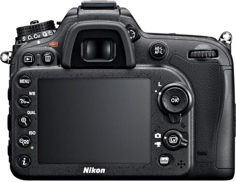 Nikon D7100 DX Format Digital SLR Camera Body Only 24.1MP CMOS Sensor, Nikon F Mount, 51 Point Autofocus, Full HD Video (1513) + 64GB Card + Camera Bag + Cleaning Kit + More (16pc Bundle) in Kuwait