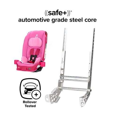 Diono Radian 3R, All-in-One Convertible Car Seat, Rear and Forward Facing, 10 Years 1 Car Seat, Slim Fit 3 Across, Pink Cotton Candy in Kuwait
