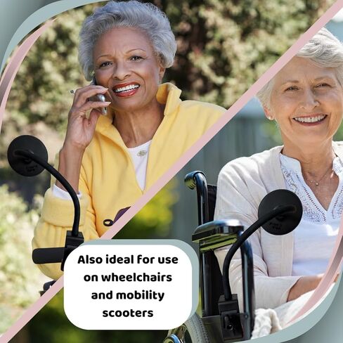 Stroller Mirror - See Your Baby's Face on Stroller Walks. Stroller Accessories to Connect & Engage in Pram or Stroller. Universal Stroller Attachment. (Pramglam OG) in Kuwait