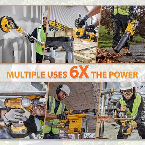 2-Pack 12000mAh Replace Battery for Dewalt 20V/60V Max Batteries Compatible with Dewalt 20V/60V Cordless Power Tools DCB606 DCB609 DCB612 DCB200 DCB206 DCB207 in Kuwait