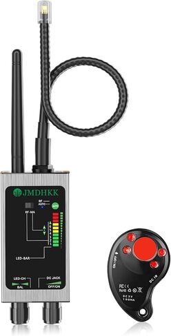 JMDHKK M8000 Hidden Camera Detector, Gray | Bug Detector, Camera Finder, Signal Detector, For Hotels, Travels, Vehicles, Offices, Public Fitting Rooms in Saudi Arabia