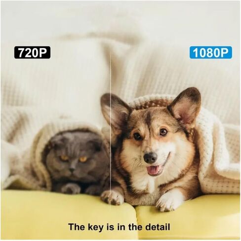 Hidden Camera Clock 1080P Wireless spy Camera Indoor Security Nanny Camera with Motion Detection Home Security Device in Kuwait