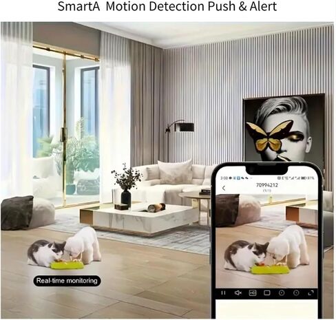 Hidden Camera Clock 1080P Wireless spy Camera Indoor Security Nanny Camera with Motion Detection Home Security Device in Kuwait