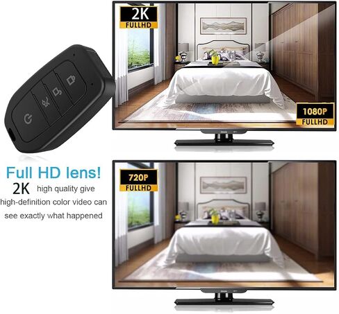 2K HD Hidden Camera Spy Camera with Night Vision Motion Detection,64GB Security Camera in Kuwait
