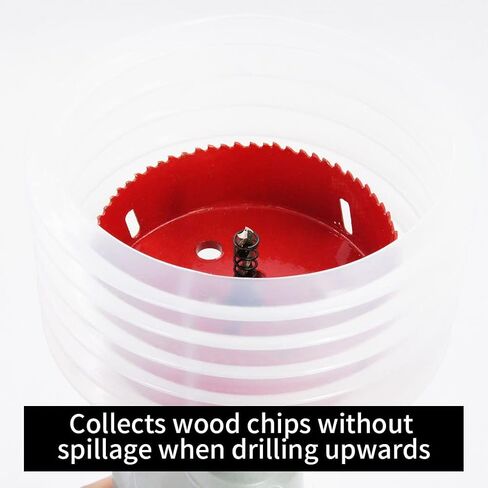 159mm Hole Saw and Accessories Dust Bowl 2PCS Set,LAIWEI Hole Cutter dust Collector for All Drill bit up to 165mm Cutting Diameter in Kuwait
