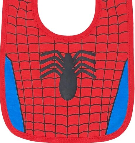 Marvel Avengers Hulk Spider Man Thor Iron Man Captain America 6 Pack Bibs One Size in Kuwait