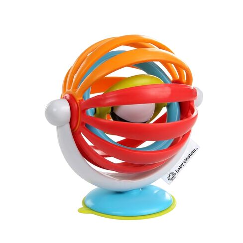 Baby Einstein Curiosity Clutch Fidget Sensory Toy and Pop It Rattle, BPA Free Infant Teether, Age 3 Months+, Multicolored in Kuwait