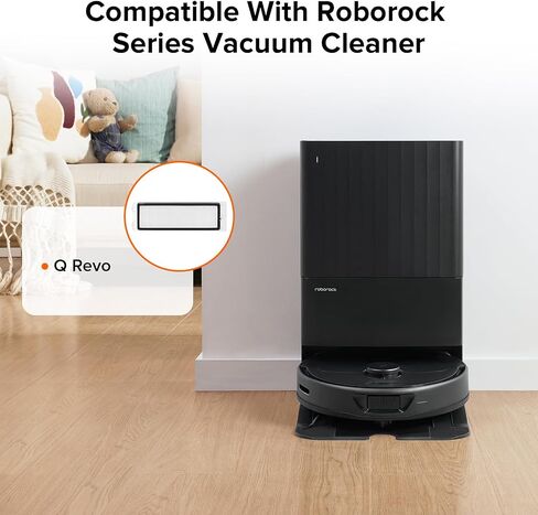 roborock 2 Pack Washable Filter Replacement Parts Compatible ONLY with Q Revo & Qrevo 2R3W (Not for other Qrevo models) in Saudi Arabia