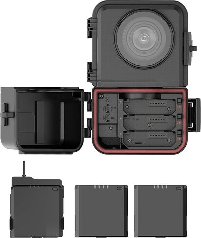 Brinno BCC5000 + APB1000 + ASP1000-P Solar Power, 4K Time Lapse Construction Camera Outdoor Bundle -Imaging Sensor, WiFi Remote Control, Weatherproof Housing, 4 MRB1000 Battery Packs & 10W Solar Panel in Kuwait