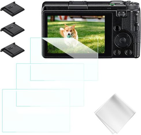K&F CONCEPT 3 Pack Camera Screen Protector Compatible with Ricoh GR IV | Ultra Clear Tempered Glass Screen Protector Anti Scratch Bubble Free Ultra Resistant PF02 in Kuwait