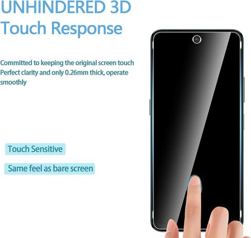 Anoowkoa 2 Pack for HMD Pulse 2 Pro Screen Protector + [2 Pack] HMD Pulse 2 Pro Camera Lens Tempered Glass Protector.9H Hardness.Support Fingerprint Unlock Bubble-Free.Easy Installation in Kuwait