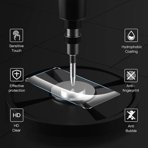 Anoowkoa 2 Pack for HMD Pulse 2 Pro Screen Protector + [2 Pack] HMD Pulse 2 Pro Camera Lens Tempered Glass Protector.9H Hardness.Support Fingerprint Unlock Bubble-Free.Easy Installation in Kuwait