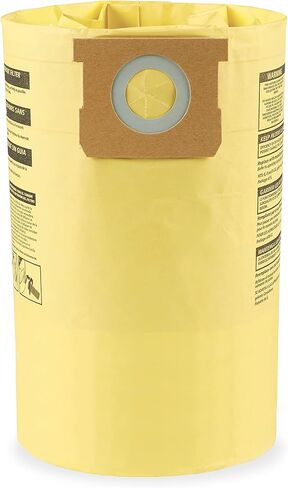 Shop-Vac 9067333 High Efficiency Disposable Filter Bags (2-Pack) | Fits 15-22 Gallon Tanks, White, Ideal for Drywall and Cold Ashes in Kuwait