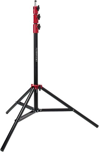Flashpoint Pro Heavy-Duty Air-Cushioned Light Stand (Red, 7.2') in Kuwait