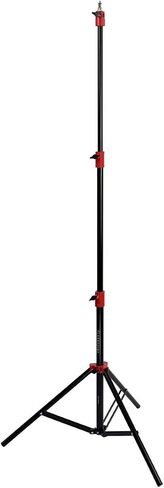 Flashpoint Pro Heavy-Duty Air-Cushioned Light Stand (Red, 7.2') in Kuwait