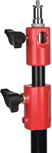 Flashpoint Pro Heavy-Duty Air-Cushioned Light Stand (Red, 7.2') in Kuwait