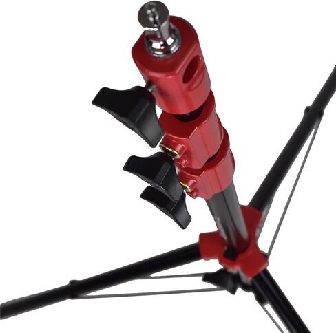 Flashpoint Pro Heavy-Duty Air-Cushioned Light Stand (Red, 7.2') in Kuwait