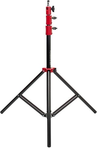 Flashpoint Pro Heavy-Duty Air-Cushioned Light Stand (Red, 7.2') in Kuwait