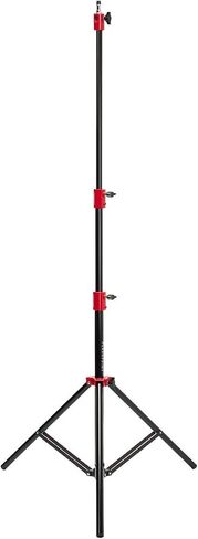Flashpoint Pro Heavy-Duty Air-Cushioned Light Stand (Red, 7.2') in Kuwait