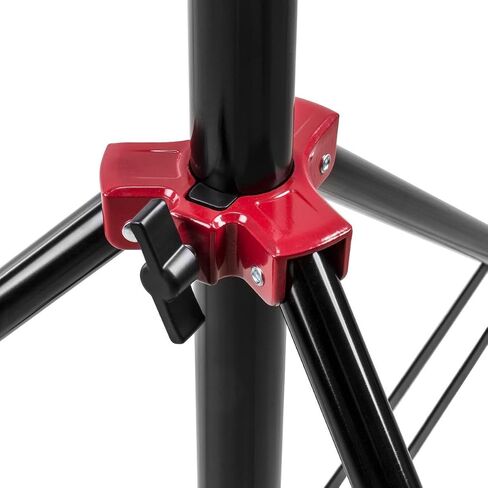 Flashpoint Pro Heavy-Duty Air-Cushioned Light Stand (Red, 7.2') in Kuwait