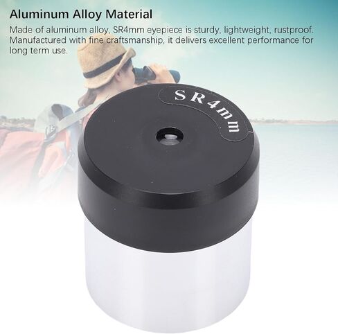 1.25 Inch SR4mm Telescope Eyepiece, Aluminum Alloy Optical Glass Astronomical Eyepiece with Filter Thread for Moon Nebula Observation, Universal 31.5mm Compatible Accessory in Saudi Arabia