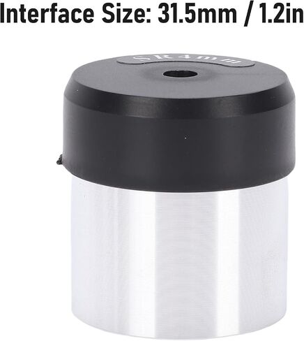 1.25 Inch SR4mm Telescope Eyepiece, Aluminum Alloy Optical Glass Astronomical Eyepiece with Filter Thread for Moon Nebula Observation, Universal 31.5mm Compatible Accessory in Saudi Arabia