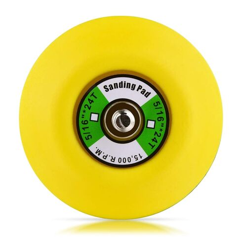 3-Inch Dual-Action Hook & Loop Fastener Flexible Backing Plate, 3" Sanding Back Pad for Orbital Sander M6*1.0 Thread(6mm) in Kuwait