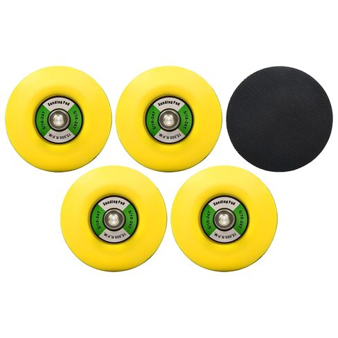 3-Inch Dual-Action Hook & Loop Fastener Flexible Backing Plate, 3" Sanding Back Pad for Orbital Sander M6*1.0 Thread(6mm) in Kuwait