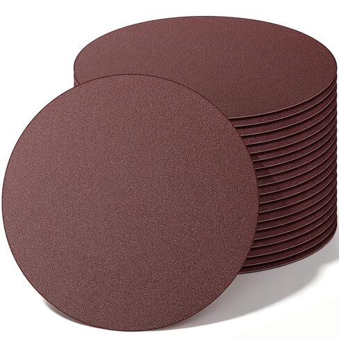 20 Pcs 9 Inch 240 Grit Sanding Discs for Hand Radial Sander 9" Round Hook & Loop Sandpaper for Sanding Tool Self Stick Aluminum Oxide for Hand Drywall Power Sander in Saudi Arabia