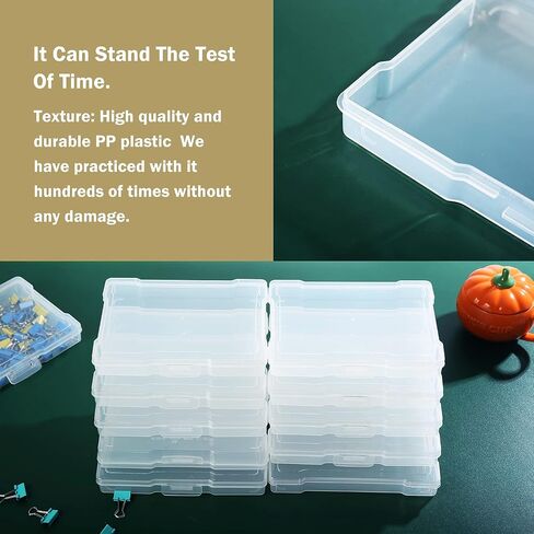 Transparent 5" x 7" Photo Storage Boxes - Photo Organizer Cases Photo Keeper Picture Storage Containers Box for Photos - 20 Pack (Clear) in Kuwait