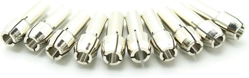 TEMO 10p Durable 3/32" Collet Bit #481 for Dremel and Other Rotary Tool | Sturdy Metal Material | Ideal For Light-Duty Accessories Including Drill Bit, Sanding Drum, Polishing Wheel, Wire Brush in Saudi Arabia