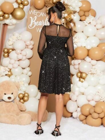 Women's Fashionable, Casual and Elegant Sequined Maternity Dress in Kuwait