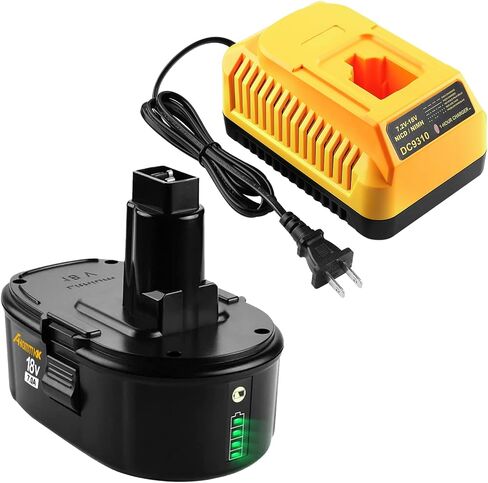 7.0Ah Replacement for Dewalt 18V Battery XRP Lithium Ion DC9098 DC9099 DC9096 Compatible with Dewalt 18 Volt Cordless Power Tools DE9096 DE9095 DW9096 DW9098 DW9095 DC9182 (2 Pack) in Kuwait