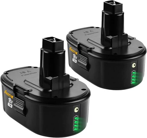 7.0Ah Replacement for Dewalt 18V Battery XRP Lithium Ion DC9098 DC9099 DC9096 Compatible with Dewalt 18 Volt Cordless Power Tools DE9096 DE9095 DW9096 DW9098 DW9095 DC9182 (2 Pack) in Saudi Arabia